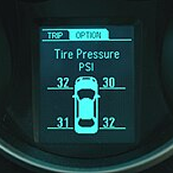 Sensor de pressão dos pneus