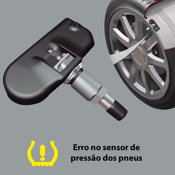 Como consertar o funcionamento irregular do TPMS